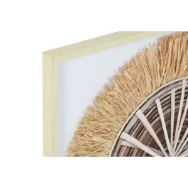 Cuadro Boho DKD Home Decor Natural Blanco 3 x 60 x 60 cm (2 Unidades) Cuadro Boho DKD Home Decor Natural Blanco 3 x 60 x 60 cm (2 Unidades)