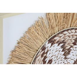 Cuadro Boho DKD Home Decor Natural Blanco 3 x 60 x 60 cm (2 Unidades) Cuadro Boho DKD Home Decor Natural Blanco 3 x 60 x 60 cm (2 Unidades)