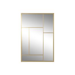 Espejo Loft DKD Home Decor Dorado 2 x 90 x 60 cm