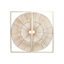 Decoracion Pared Scandi DKD Home Decor Natural Dorado 2 x 100 x 50 cm Set de 2 Precio: 169.266899637. SKU: B1GVDF6JBH