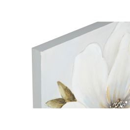 Cuadro Romantico DKD Home Decor Blanco Dorado 3 x 60 x 60 cm (2 Unidades)