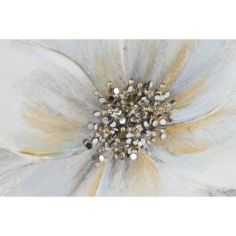 Cuadro Romantico DKD Home Decor Blanco Dorado 3 x 60 x 60 cm (2 Unidades)