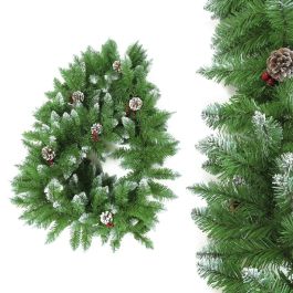 Guirnalda de Navidad PVC Verde Natural Piñas 270 x 28 x 14 cm Precio: 29.94999986. SKU: B1DB8QW6RF