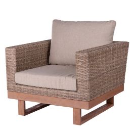 Sofá de Jardín Patsy 88 x 89 x 64,50 cm Madera Ratán