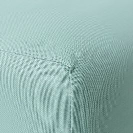 Taburete Io Verde textileno 45 x 45 x 43 cm