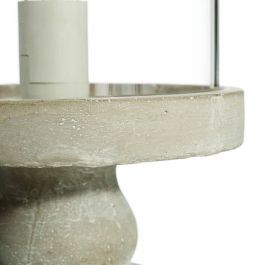 Lámpara de mesa LÁMPARAS INDUSTRIALES Gris Cristal Cemento 240V 240 V 20,5 x 20,5 x 43 cm