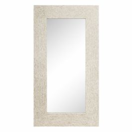 Espejo de pared 186 x 7 x 100 cm Blanco Concha