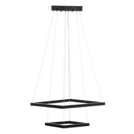 Lámpara de Techo Negro Aluminio 220-240 V Moderno 50 x 50 x 120 cm
