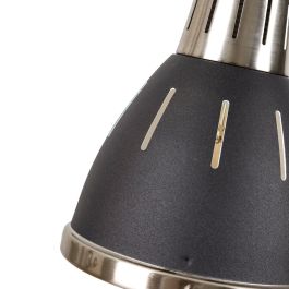 Lámpara de Techo 13,2 x 13,2 x 16 cm Negro Metal industrial