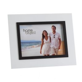 Marco de Fotos Blanco Negro Cristal Poliestireno 13 x 18 cm 24,5 X 1,5 X 19,5 CM Precio: 5.79000004. SKU: B1DFY3ZJHE