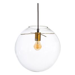 Lámpara de Techo Cristal Dorado Transparente 30 x 30 x 30 cm Vintage Ø 35 cm Precio: 90.94999969. SKU: S8800095