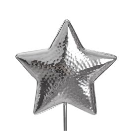 Figura Decorativa Estrella Plata 10 x 10 x 28 cm