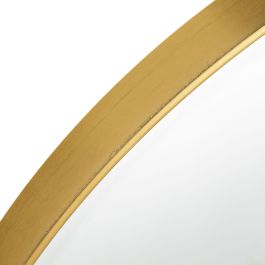 Espejo de pared 40 x 2,8 x 40 cm Cristal Dorado Aluminio