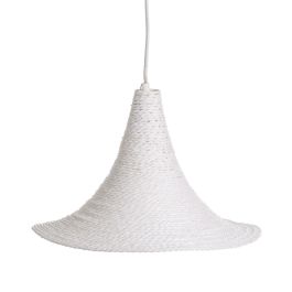 Lámpara de Techo 34 x 34 x 22 cm Cuerda Blanco