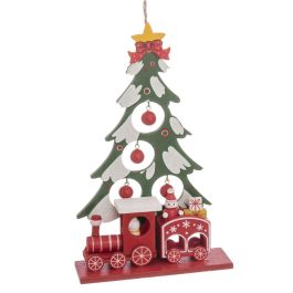 Adorno Navideño Multicolor Madera MDF Árbol de Navidad 20 x 12 x 4 cm Precio: 9.5000004. SKU: B1F9V7K2SJ