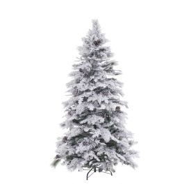 Árbol de Navidad Blanco Verde PVC Metal Polietileno 150 cm Precio: 137.50000044. SKU: B1AXE2BPYS