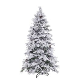 Árbol de Navidad Blanco Verde PVC Metal Polietileno 180 cm Precio: 171.94999998. SKU: B1F4DDPZQF