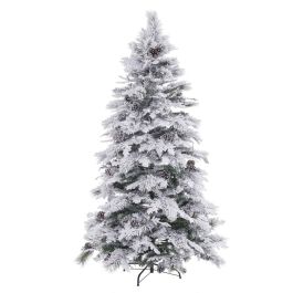 Árbol de Navidad Blanco Verde PVC Metal Polietileno 210 cm Precio: 220.95000026. SKU: B1HHJRLTZ7