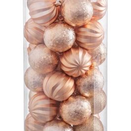 Bolas de Navidad Dorado Plástico 6 x 6 x 6 cm (30 unidades)