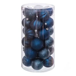 Bolas de Navidad Azul Plástico 6 x 6 x 6 cm (30 unidades) Precio: 14.95000012. SKU: B1JABNGS3J
