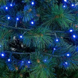 Guirnalda de Luces LED 25 m Azul Blanco 6 W Navidad