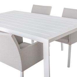 Mesa de Comedor Io Blanco Aluminio 180 x 100 x 75 cm