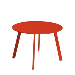 Mesa auxiliar Marzia 60 x 60 x 42 cm Rojo Acero Precio: 70.78499935869999. SKU: S8700187