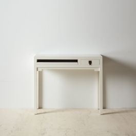 Escritorio NEW ORIENTAL 95 x 30 x 80 cm Madera Blanco DMF Escritorio NEW ORIENTAL 95 x 30 x 80 cm Madera Blanco DMF