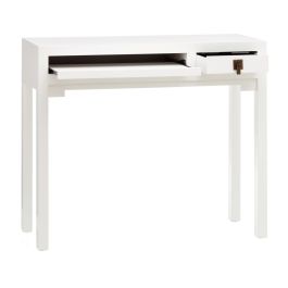 Escritorio NEW ORIENTAL 95 x 30 x 80 cm Madera Blanco DMF Escritorio NEW ORIENTAL 95 x 30 x 80 cm Madera Blanco DMF