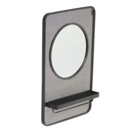 Espejo de pared 53 x 14 x 80 cm Cristal Negro Metal