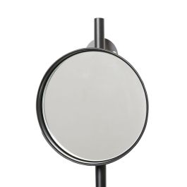 Espejo de pared 22 x 20 x 60 cm Cristal Negro Metal