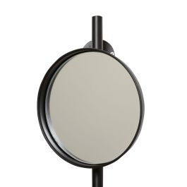 Espejo de pared 22 x 20 x 100 cm Cristal Negro Metal