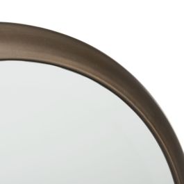 Espejo de pared 48 x 22 x 40 cm Cristal Dorado Metal industrial