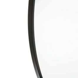 Espejo de pared 120 x 10 x 70 cm Cristal Negro Metal