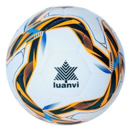 Balón de Fútbol Luanvi FFCV Sintético Blanco/Azul (Talla 1)