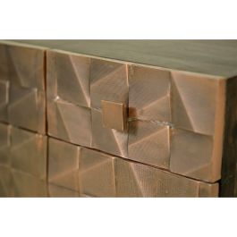 Aparador Alexandra House Living Marrón oscuro Bronce Madera de mango 170 x 80 x 42 cm