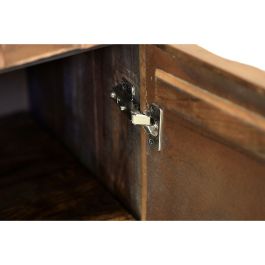 Aparador Alexandra House Living Marrón oscuro Bronce Madera de mango 142 x 80 x 42 cm