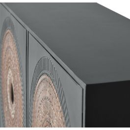 Aparador Alexandra House Living Marrón Gris Metal Madera de mango 150 x 91 x 40 cm