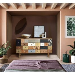 Aparador Alexandra House Living Natural Madera 150 x 80 x 40 cm