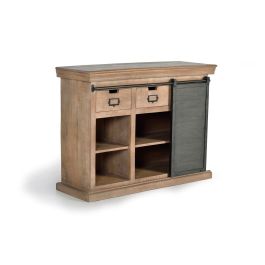 Aparador Alexandra House Living Natural Metal Madera de mango 115 x 85 x 40 cm