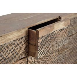 Aparador Alexandra House Living Natural Metal Madera de acacia 140 x 90 x 40 cm