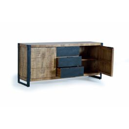 Aparador Alexandra House Living Natural Metal Madera de mango 180 x 80 x 45 cm