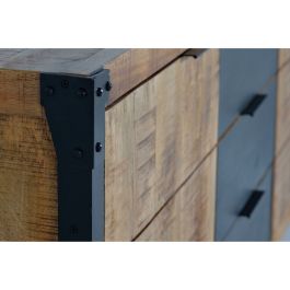 Aparador Alexandra House Living Natural Metal Madera de mango 180 x 80 x 45 cm