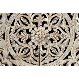 Aparador Alexandra House Living Dorado Natural Metal Madera de mango 80 x 80 x 35 cm