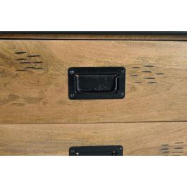 Aparador Alexandra House Living Natural Metal Madera de acacia 140 x 170 x 45 cm