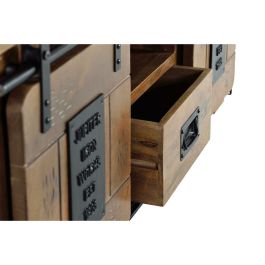 Aparador Alexandra House Living Natural Metal Madera de acacia 130 x 55 x 50 cm