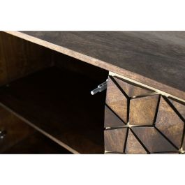 Aparador Alexandra House Living Dorado Natural Metal Madera de mango 190 x 77 x 40 cm