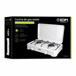 Cocina de gas esmaltada 2 fuegos edm