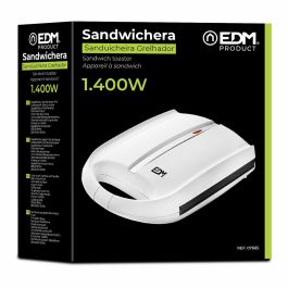 Sandwichera grill doble 1400w edm Sandwichera grill doble 1400w edm