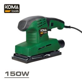 Lijadora orbital electrica 150w 25,2x15,8cm koma tools